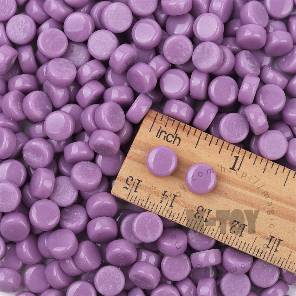 Purple Mini Round Glass Mosaic 8SR62