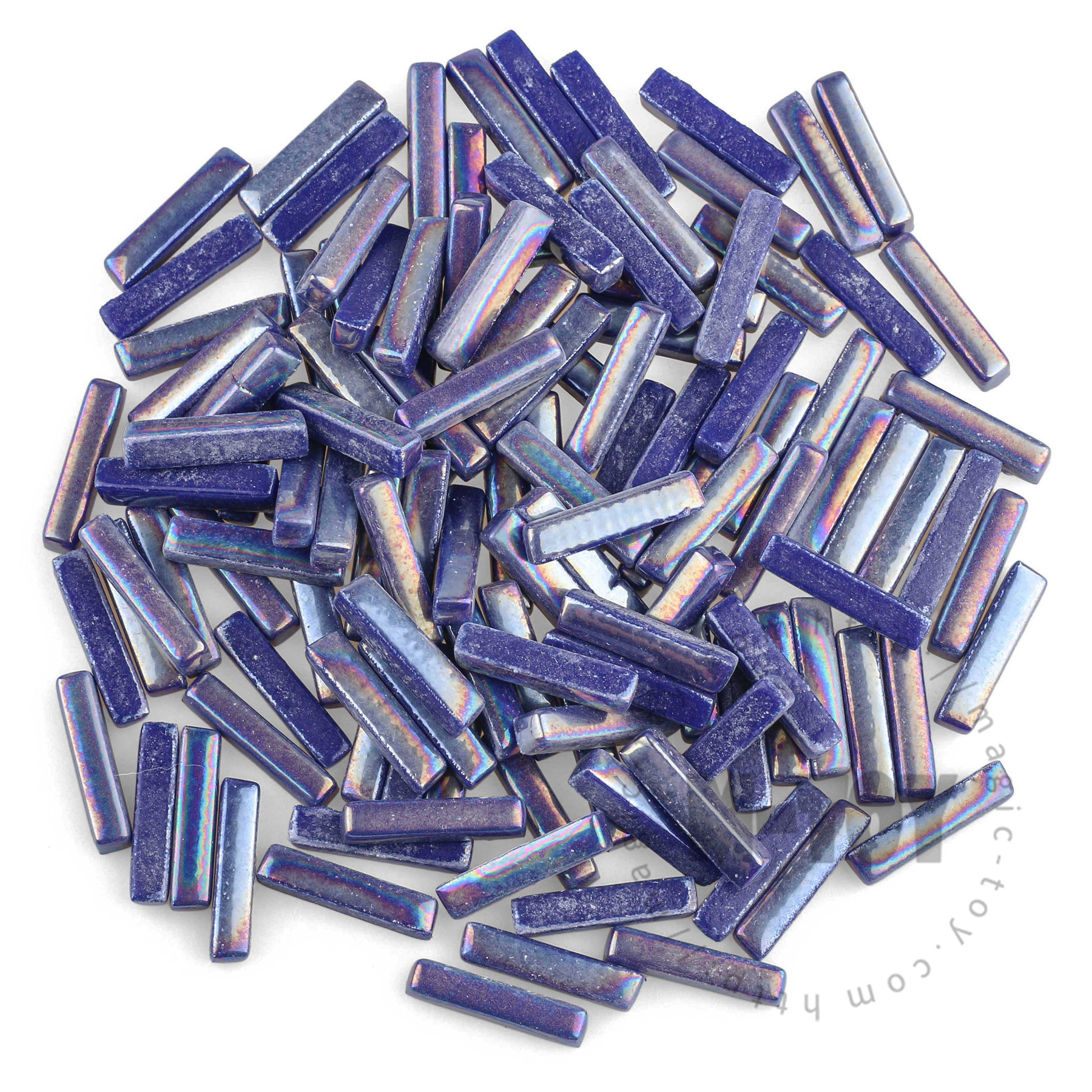 Iridescent Cobalt Blue Stick Glass Mosaic 525SBI05