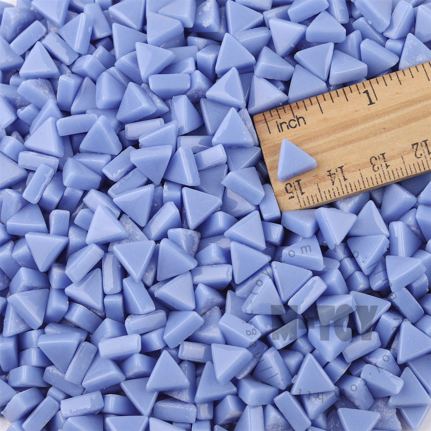 Blue Mini Triangle Glass Mosaic 10SJG03