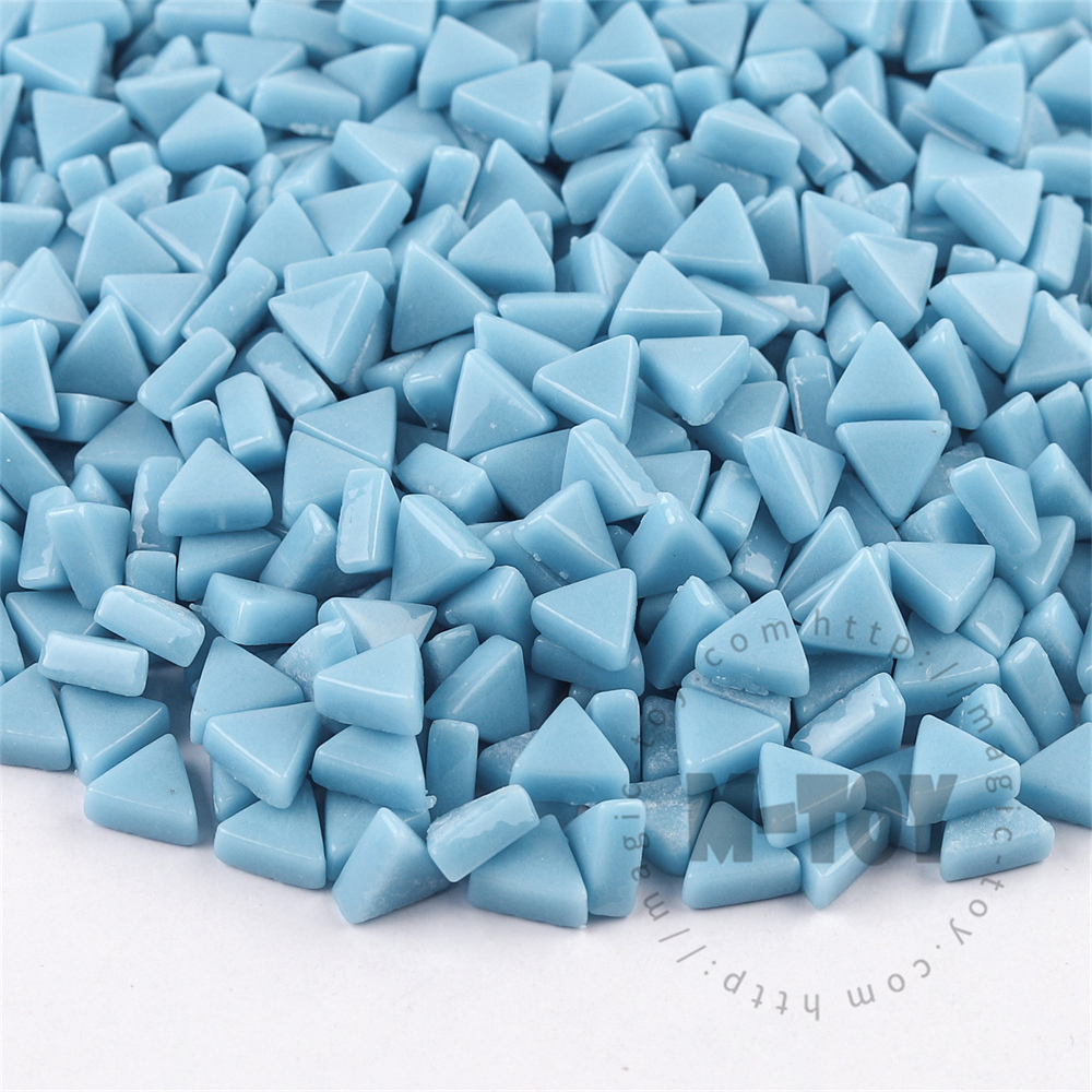 Blue Mini Triangle Glass Mosaic 10SJG08