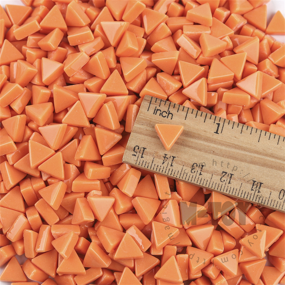 Orange Mini Triangle Glass Mosaic 10SJG18