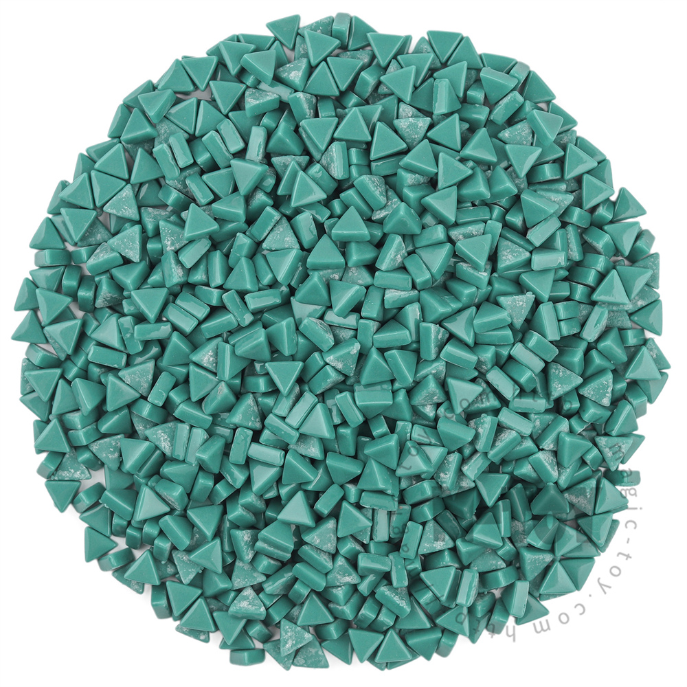 Turquoise Mini Triangle Glass Mosaic 10SJG54