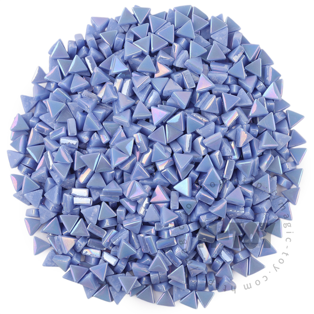 Blue Mini Triangle Glass Mosaic 10SJI03