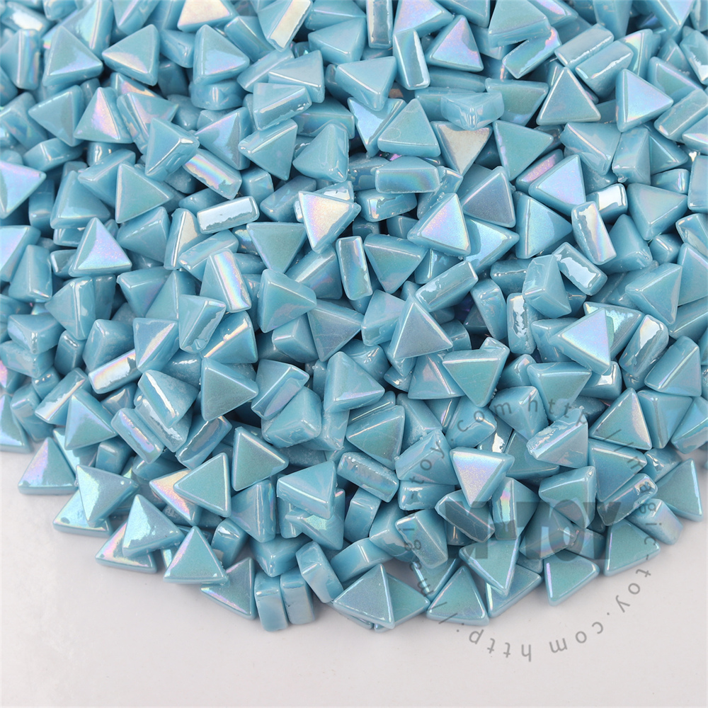 Blue Mini Triangle Glass Mosaic 10SJI08