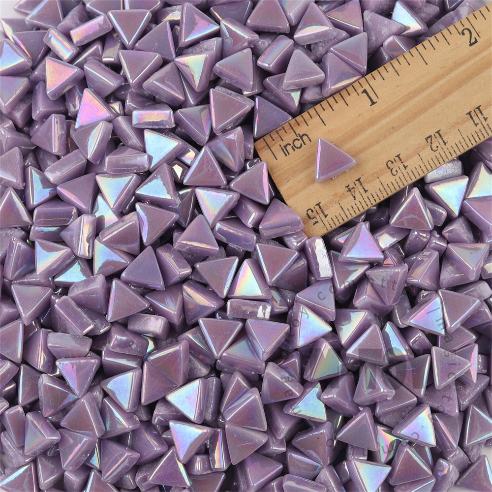 Purple Mini Triangle Glass Mosaic 10SJI62